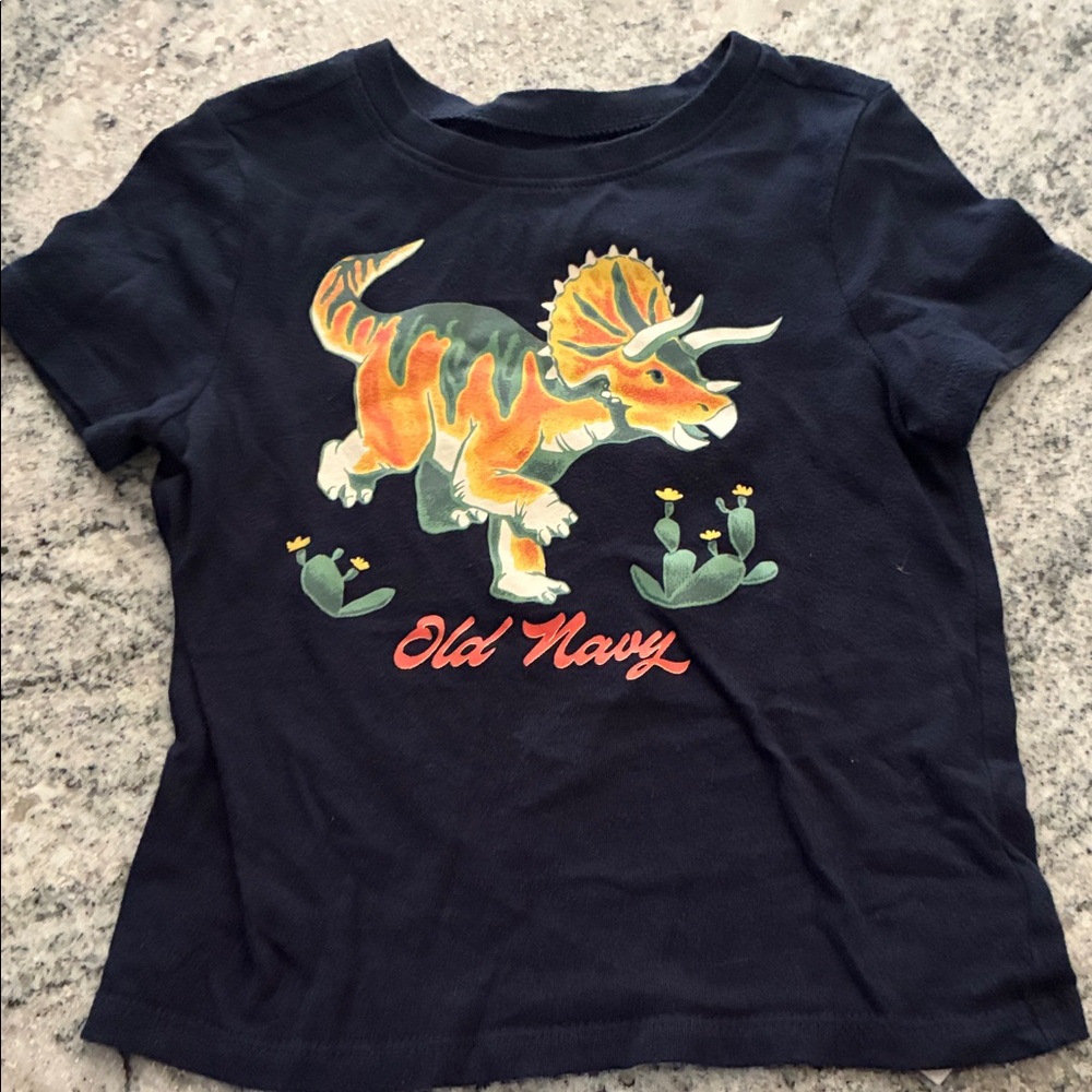 Old Navy Kids Triceratops Tee l 3T